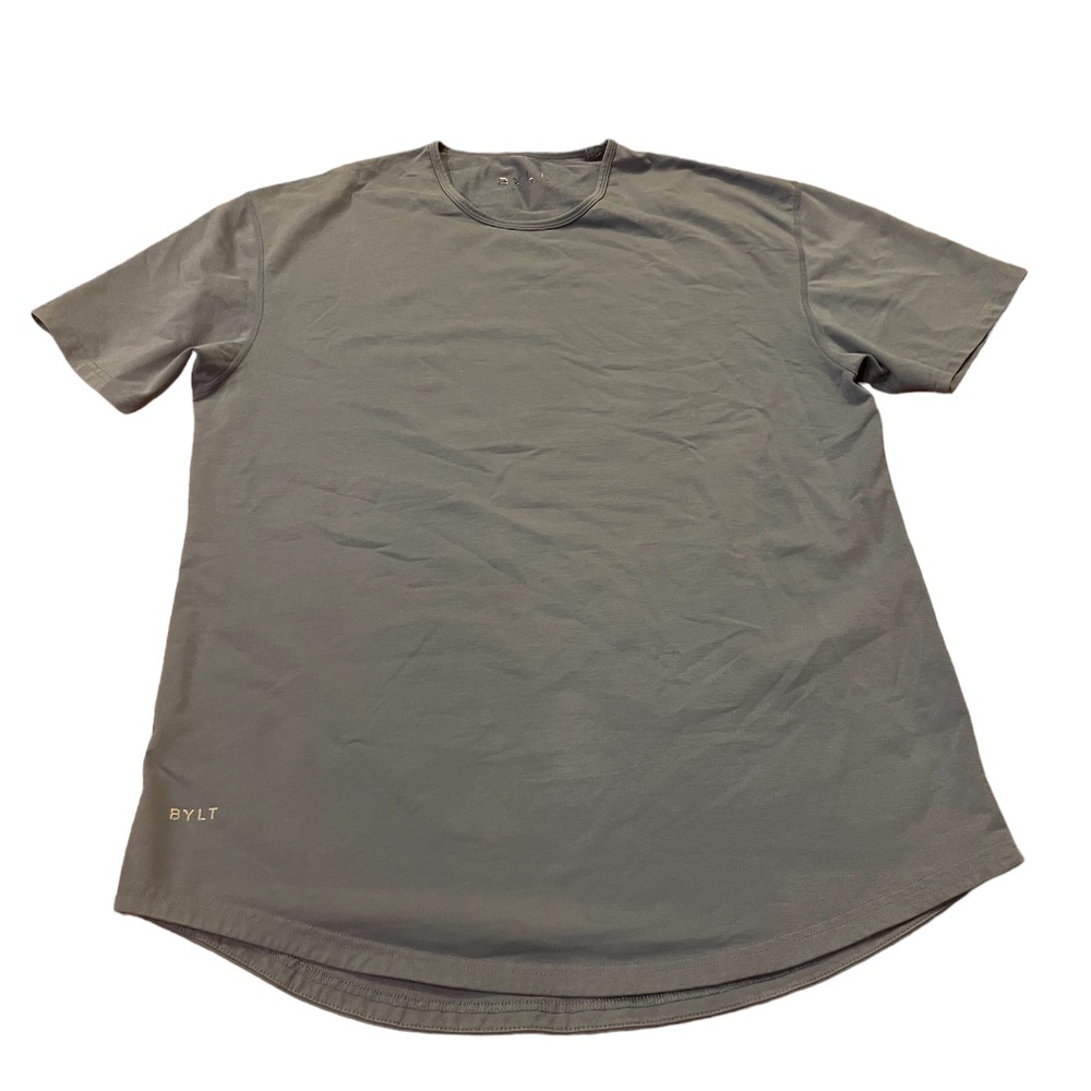 BYLT Basics Gray Short Sleeve Tee